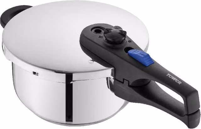Tower Express 4 Litre Pressure Cooker with Bakelite Handle in Silver T920004S4L – 1