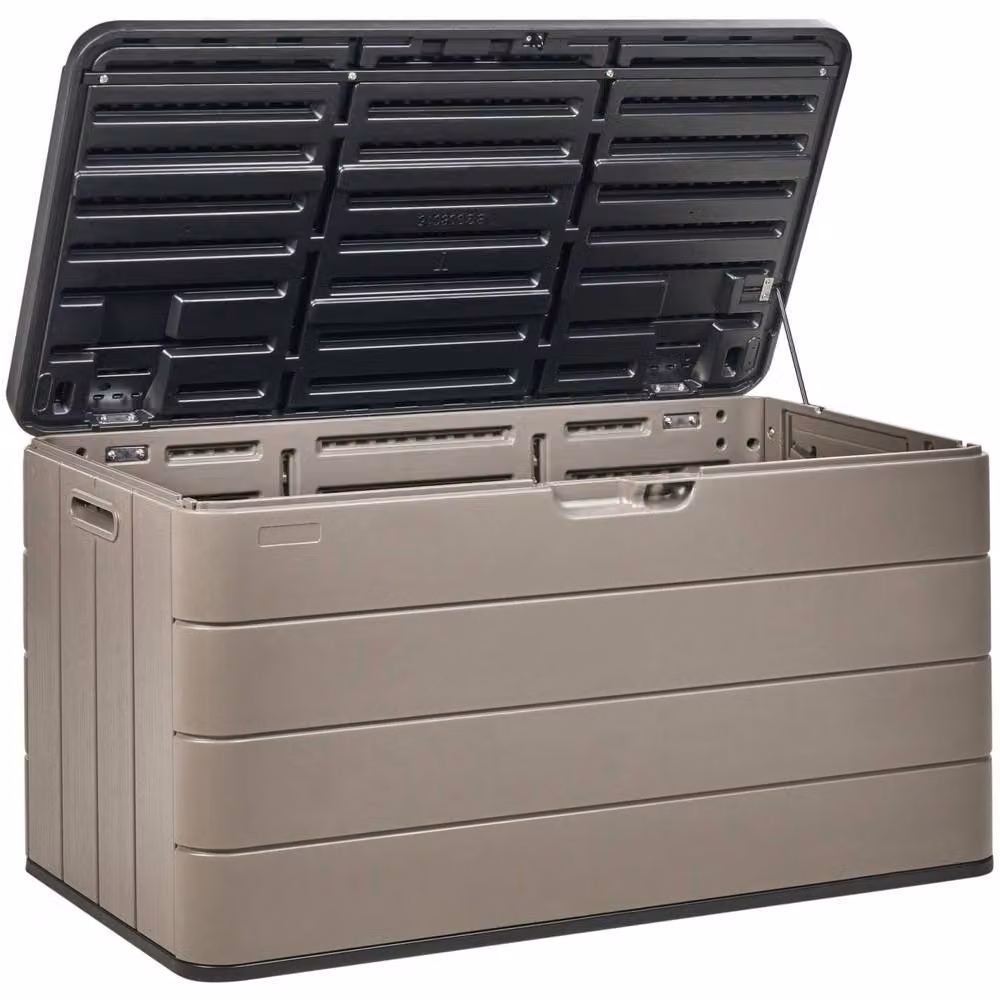 Wyld and Coco Brown Plastic Outdoor Storage Box W: 116 cm, D: 60 cm – 2