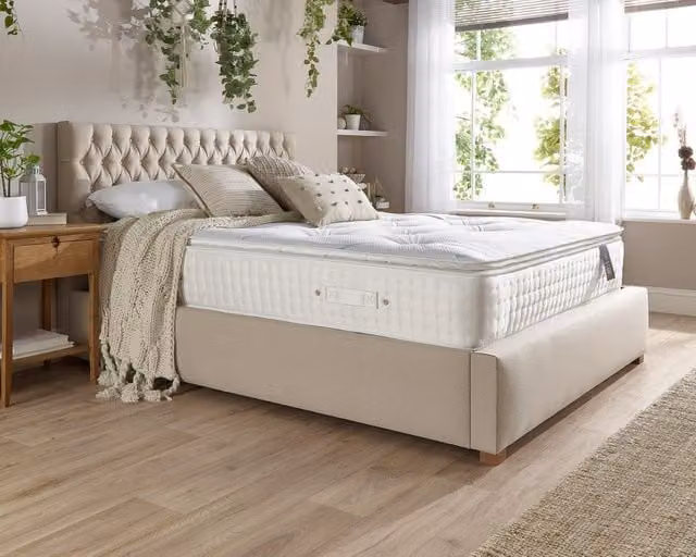 Aspire Store 3000 Pocket Climate Cool Wool Pillowtop Mattress in White
