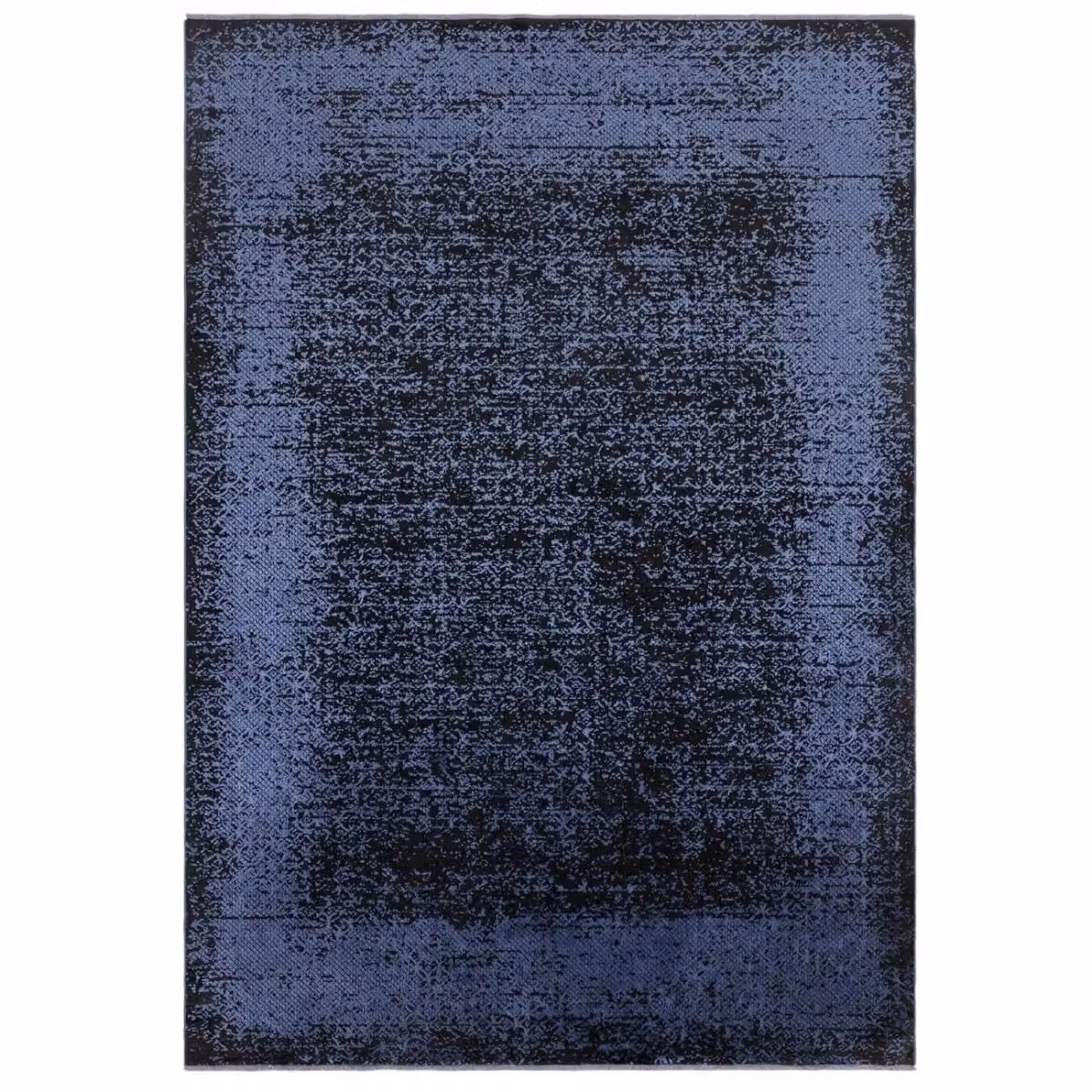 The Rug Shop UK Dark Blue Modern Abstract Machine Woven Area Rug, W: 200 cm, L: 290 cm – 3
