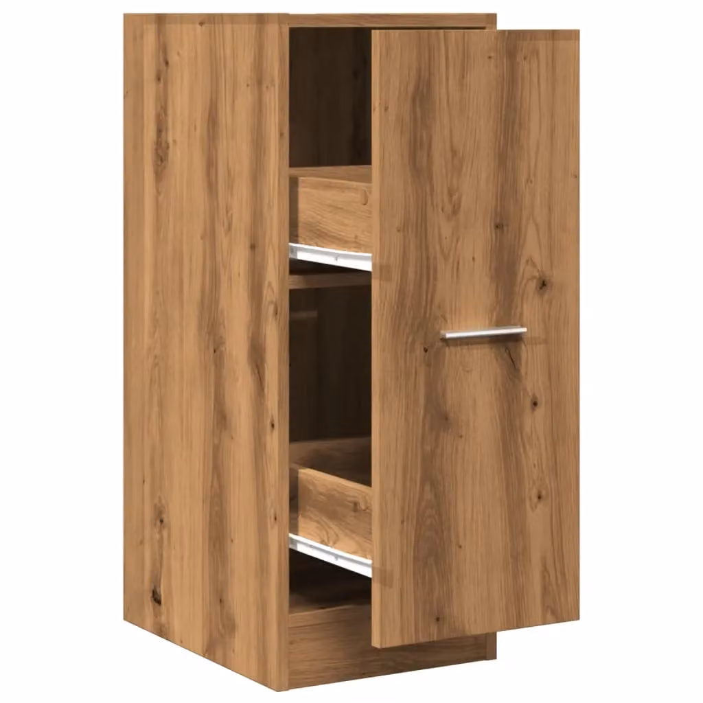 Berkfield Home Apothecary Cabinet in Artisan Oak, Brown, W/D/H: 30 x 41 x 77.5 cm – 2