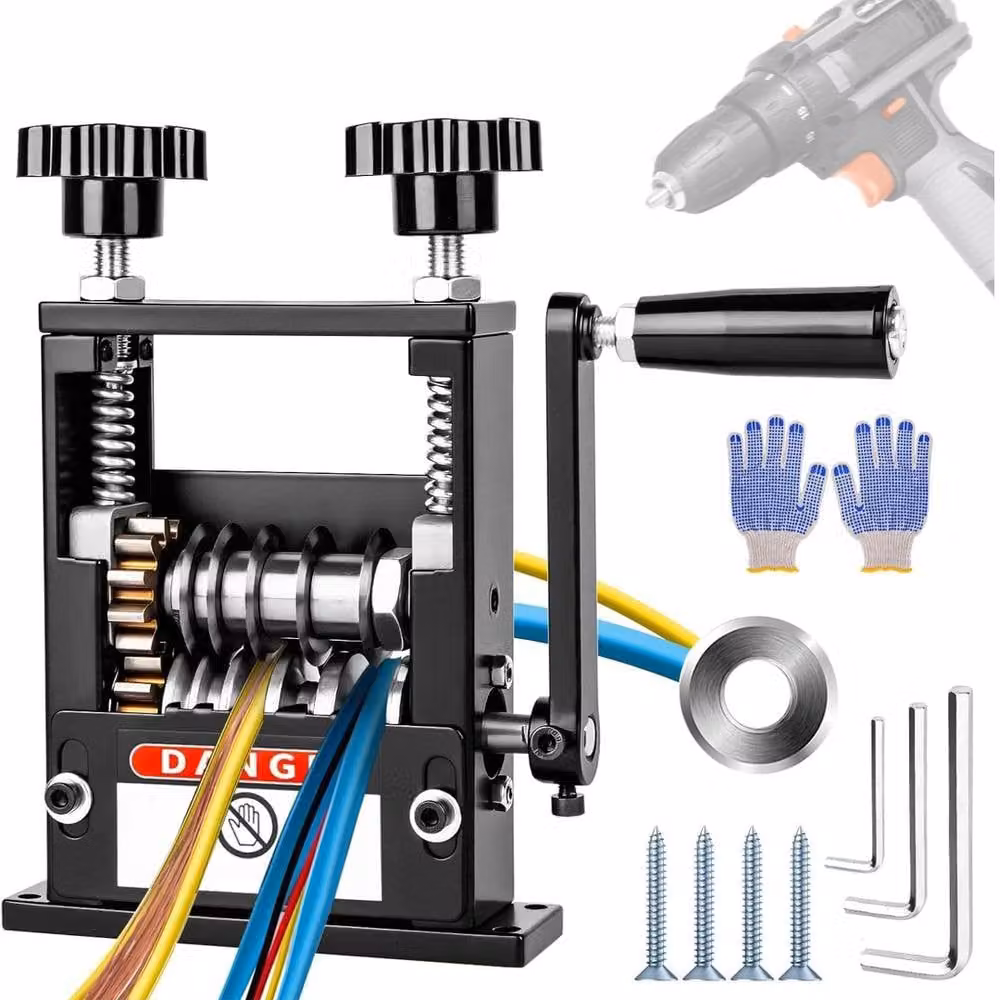 Ventryn Manual Electric Wire Stripping Machine for Cable Recycling in Black – 4