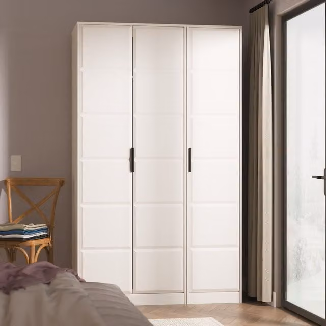 Ready Assembled 2 U Seattle 3 Door Wardrobe in Taupe – 1