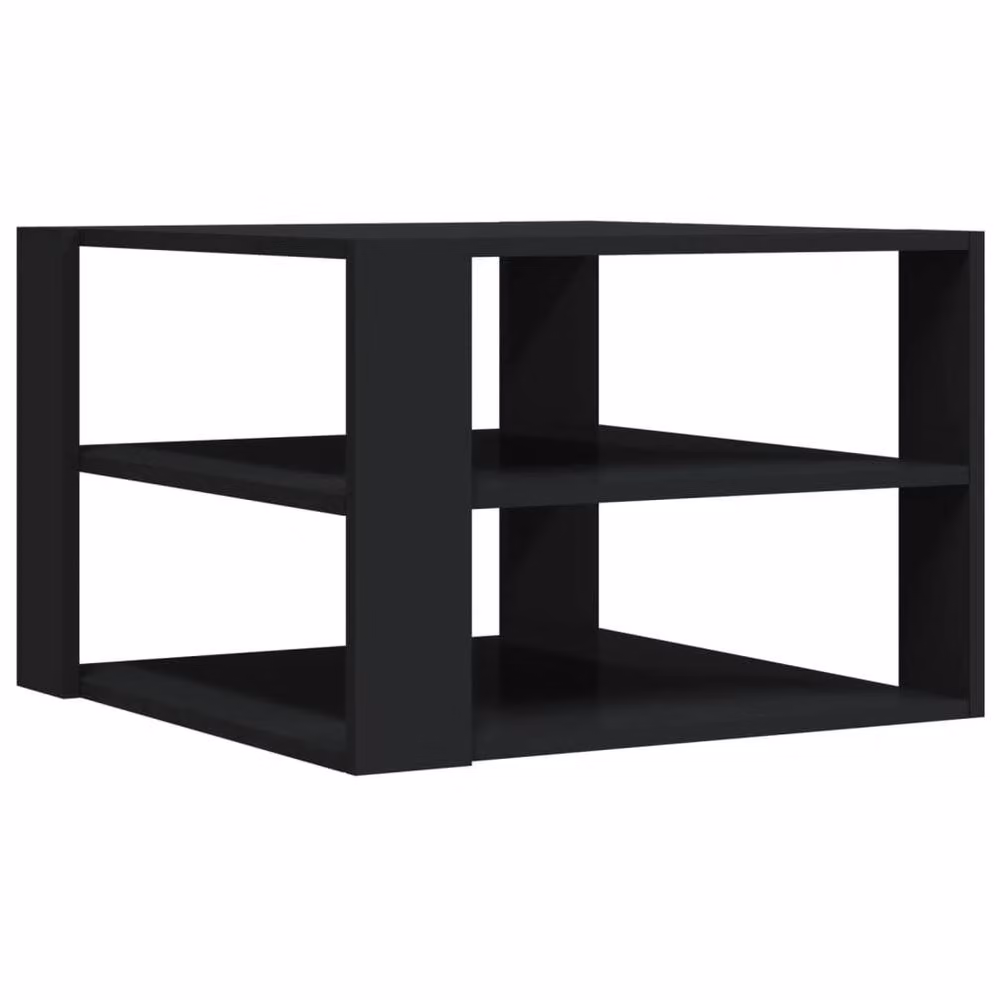 Berkfield Home Decorative Coffee Table in Black, W/D/H: 59.5 x 59.5 x 40 cm – 3