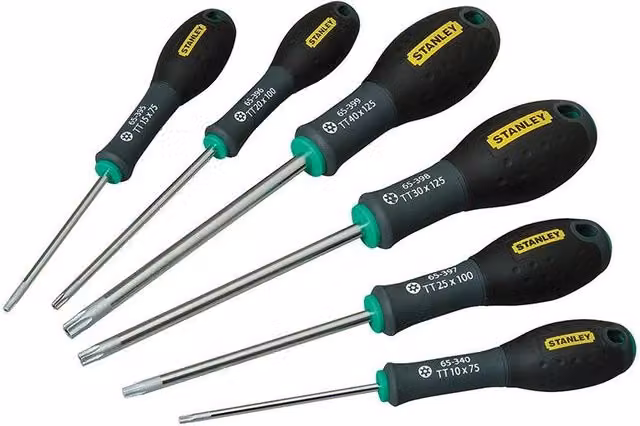 Stanley Fatmax 6 Piece Tamperproof Torx Screwdriver Set in Black and Green – 2