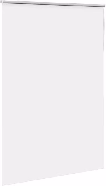 Berkfield Home White Blackout Roller Blind, Polyester, W: 165 cm, H: 230 cm