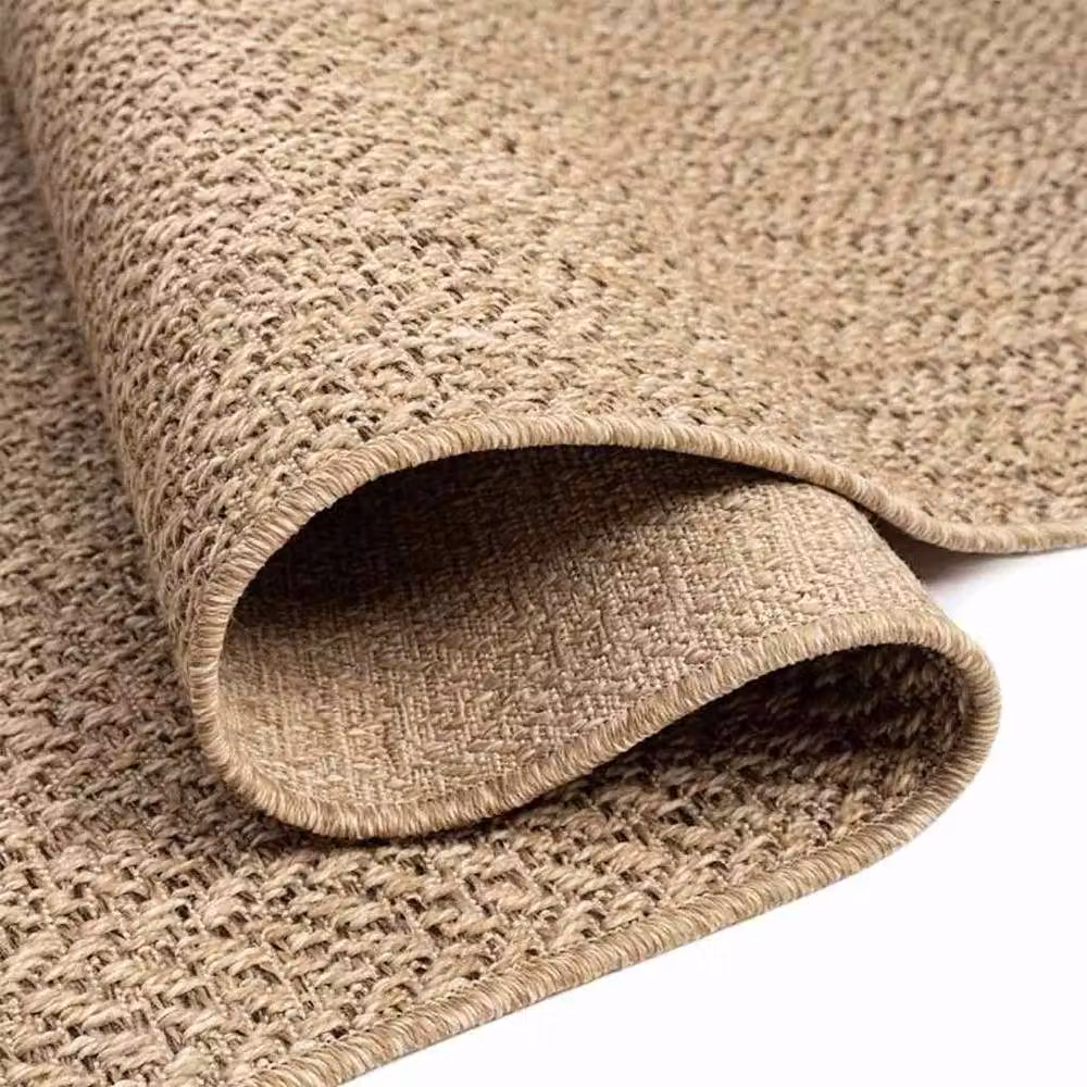Berkfield Home ZIZUR Jute Look Indoor and Outdoor Rug in Tan, W/D/H: 80 x 250 cm – 3