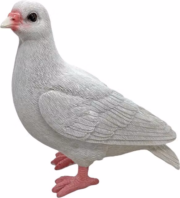 Farmwood White Dove Garden Bird Ornament
