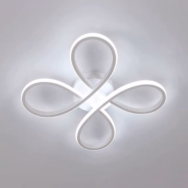 Pheashine Modern LED Ceiling Light, Cool White 6500K, Length: 30 cm