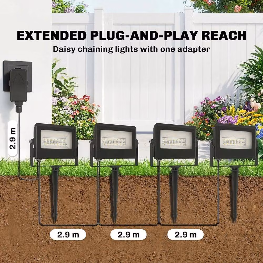 Kelvenix 32W LED Outdoor Floodlight in Black – 2