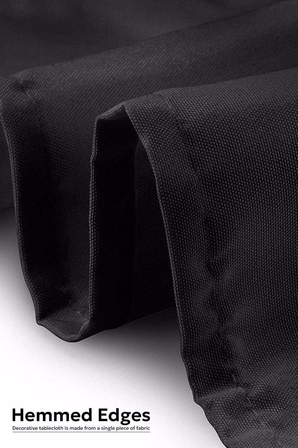 Neel Blue Black Premium Polyester Rectangular Tablecloth – 3