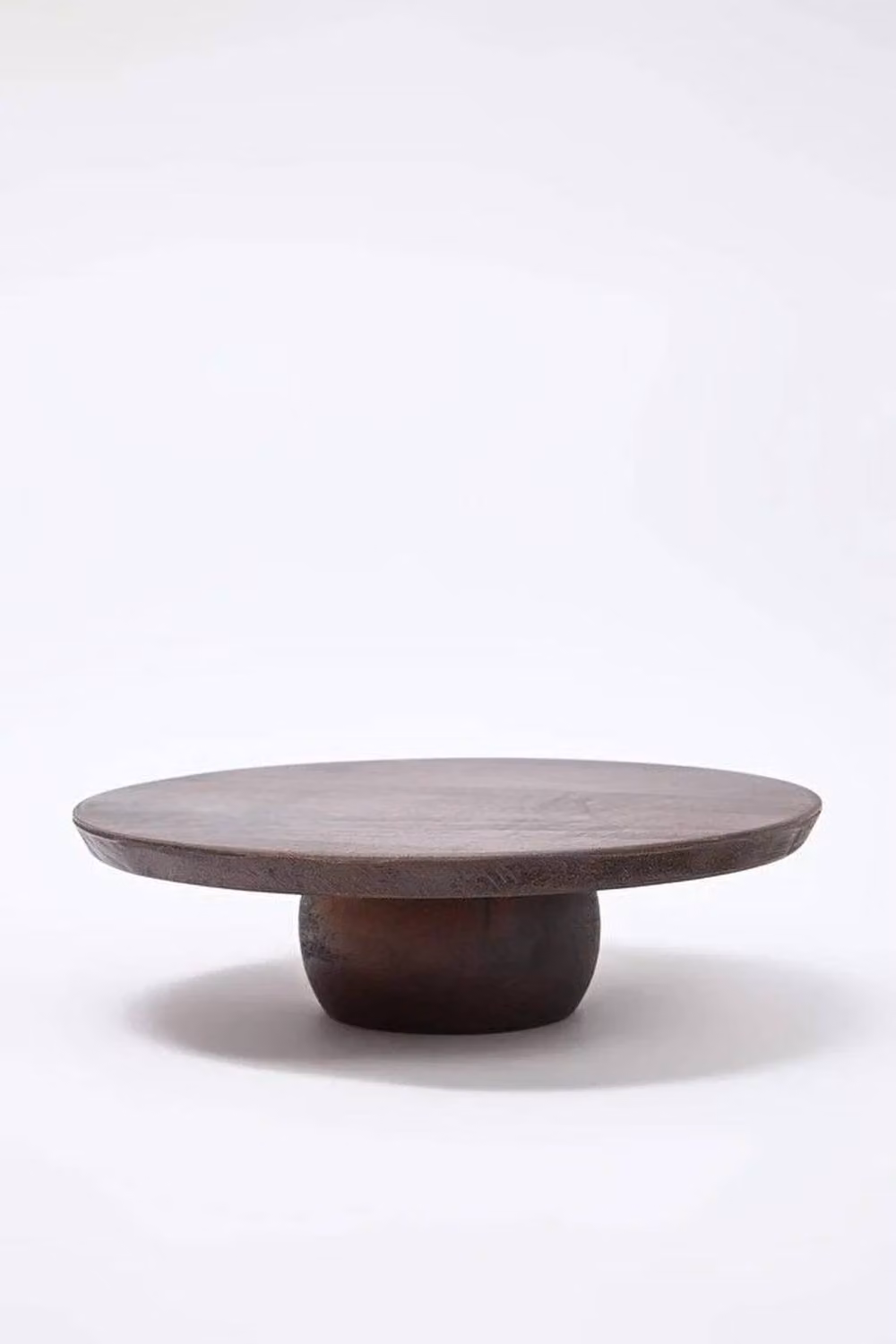 WOVCOR Brown Solid Wood Oval Serving Tray, W: 29 cm, D: 8.4 cm – 2