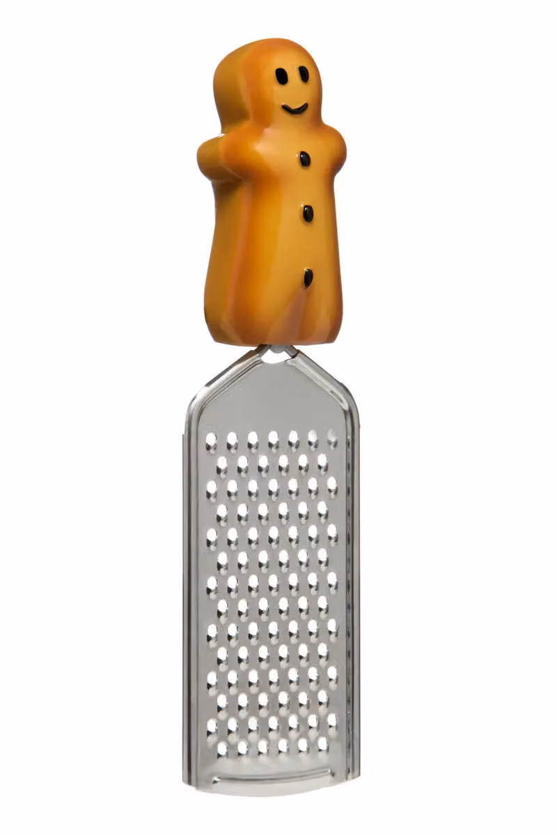 Orsina Gingerbread Man Fine Grater in Silver Stainless Steel – 3