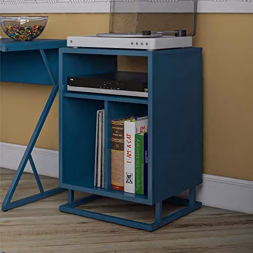 Novogratz Regal Turntable Stand in Blue – 1