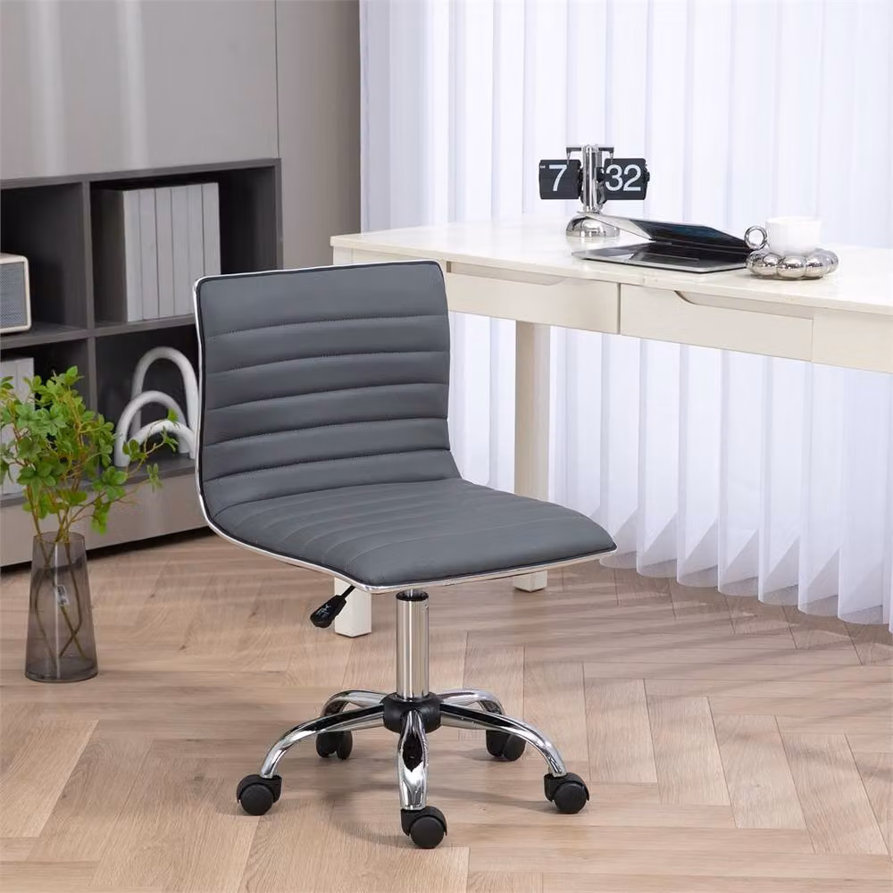 Kelvenix Ergonomic Executive Office Chair in Grey Synthetic Leather – 2