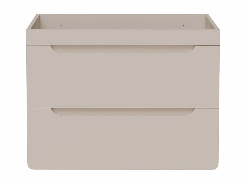 Vente-unique ARUBA Wall-Mounted Under-Sink Cabinet in Beige, W: 80 cm, D: 46 cm, H: 59 cm – 2