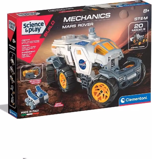 Clementoni Science And Play NASA Rover Building Set in White