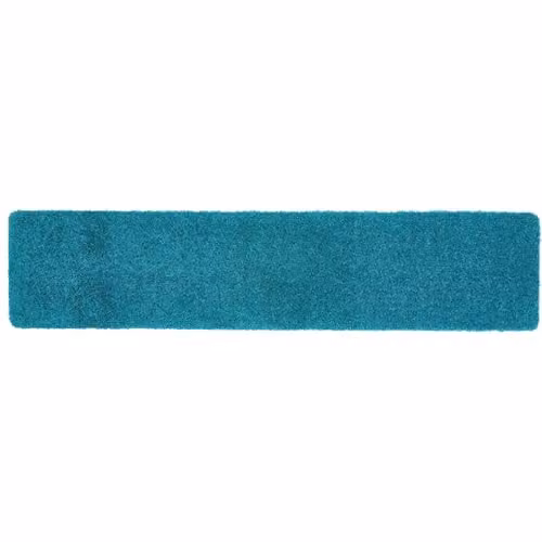 My Mat Petrol Blue Non-Slip Washable Shaggy Pile Runner, W/D/H: 67 x 300 cm