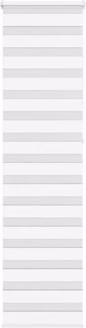 Berkfield Home White Zebra Day and Night Blind, Polyester, W: 60 cm, H: 230 cm