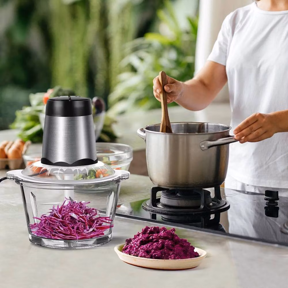 SPETLEK Electric Mini Food Chopper and Dicer Blender in Silver – 4