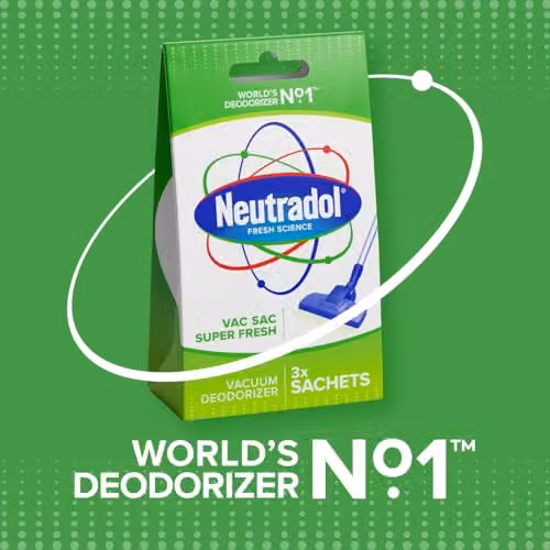 Neutradol Vac Deodoriser Super Fresh Sachet Pack of 3 – 2