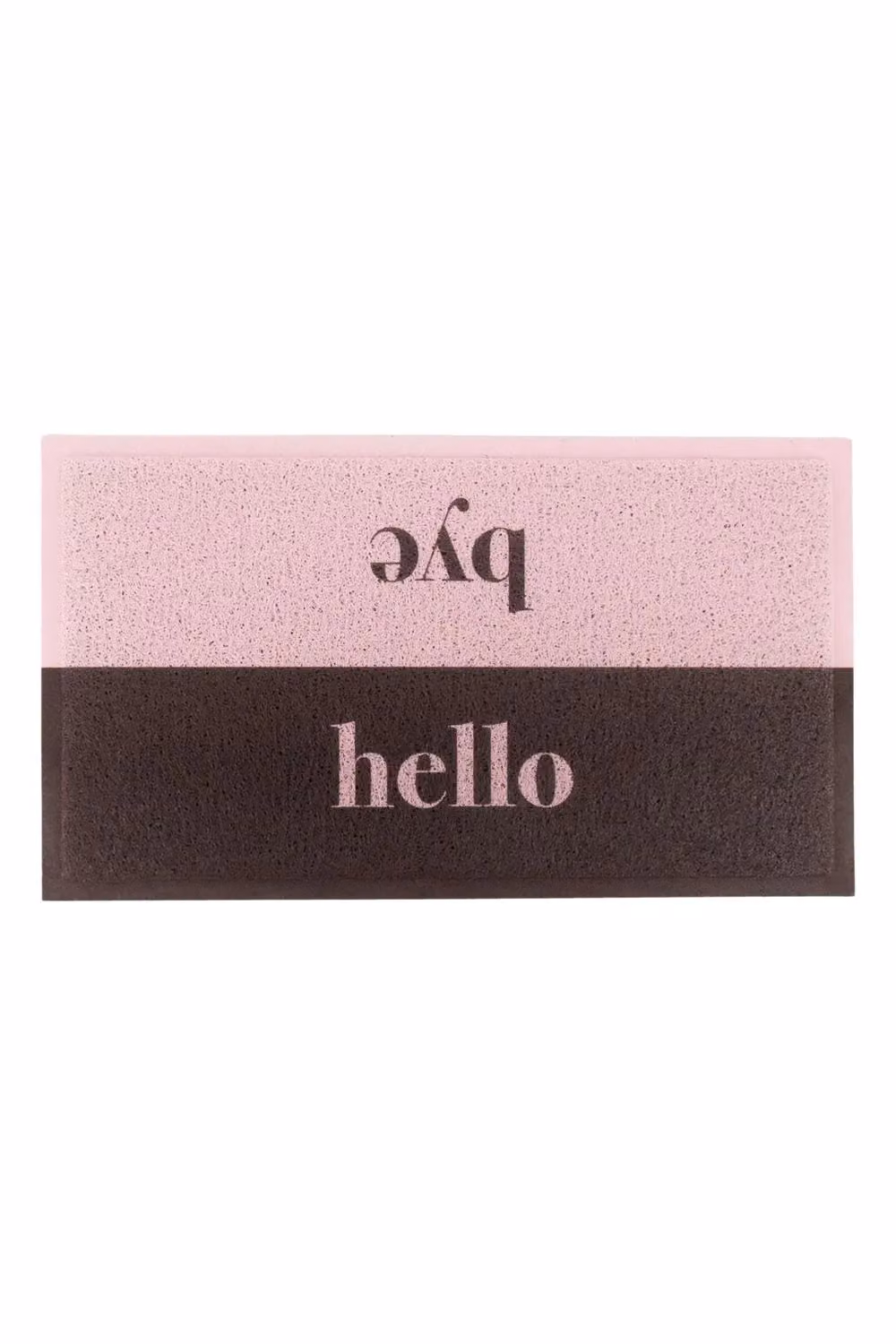 Artsy Mats Pink Hello Bye Doormat, W: 40 cm, D: 70 cm – 2