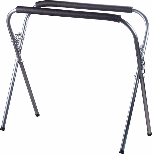 SwitZer Heavy Duty Folding Body Shop Panel Stand in Grey and Silver
