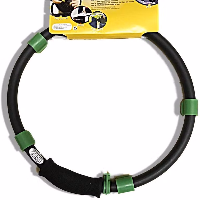 Gr8 Home Handy Hoop Ring Refuse Bag Holder with Handle, Black