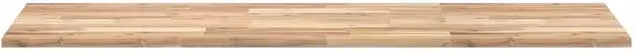Berkfield Home Versatile Untreated Solid Wood Acacia Desk Top in Brown, W/D/H: 120 x 50 x 2 cm – 1