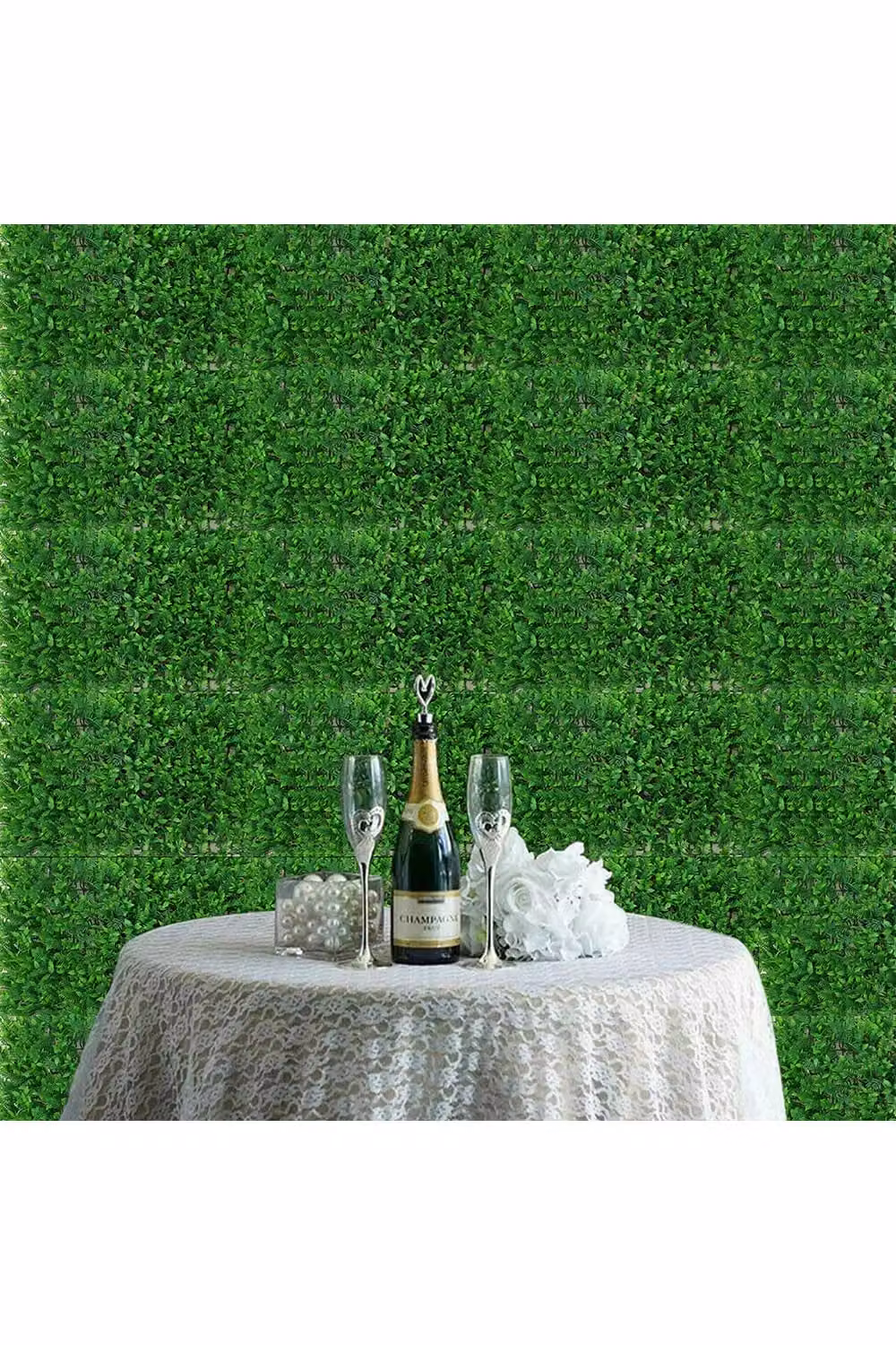 Living and Home Artificial Green Grass for Floor or Wall, W/D/H: 60 x 40 x 7 cm – 3