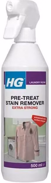 HG Living Pre-Treat Extra Strong Stain Remover, 500 ml, White