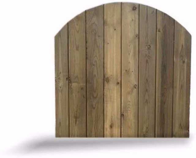 Churnet Valley Garden Furniture Ltd Tongue and Groove Timber Garden Gate in Brown W/H: 90 x 100 cm – 1