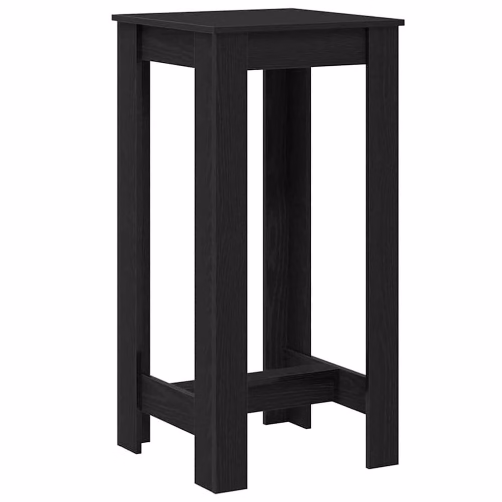 Berkfield Home Bar Table in Black Oak, W/D/H: 51 x 50 x 103.5 cm – 5