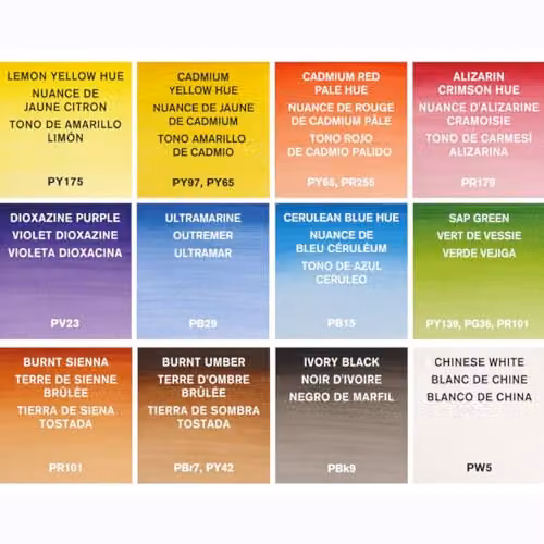 Winsor & Newton Cotman Watercolour 12 Tube Collection, Multicolour, 12 x 8ml Tubes – 3