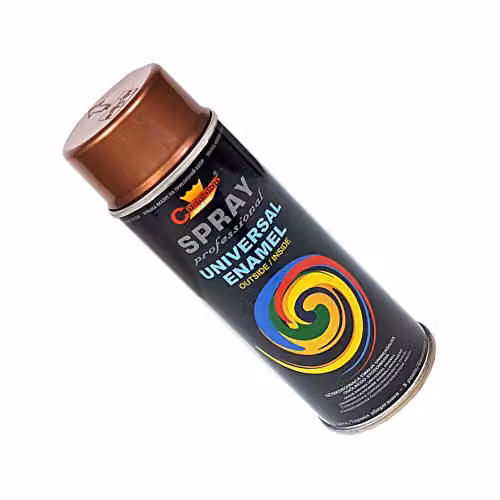 Sola Universal High Gloss Enamel Spray Paint, Brown, 2 x 400 mL – 3