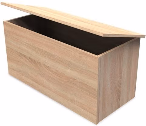 Welcome Furniture Avon Blanket Box in Beige MDF