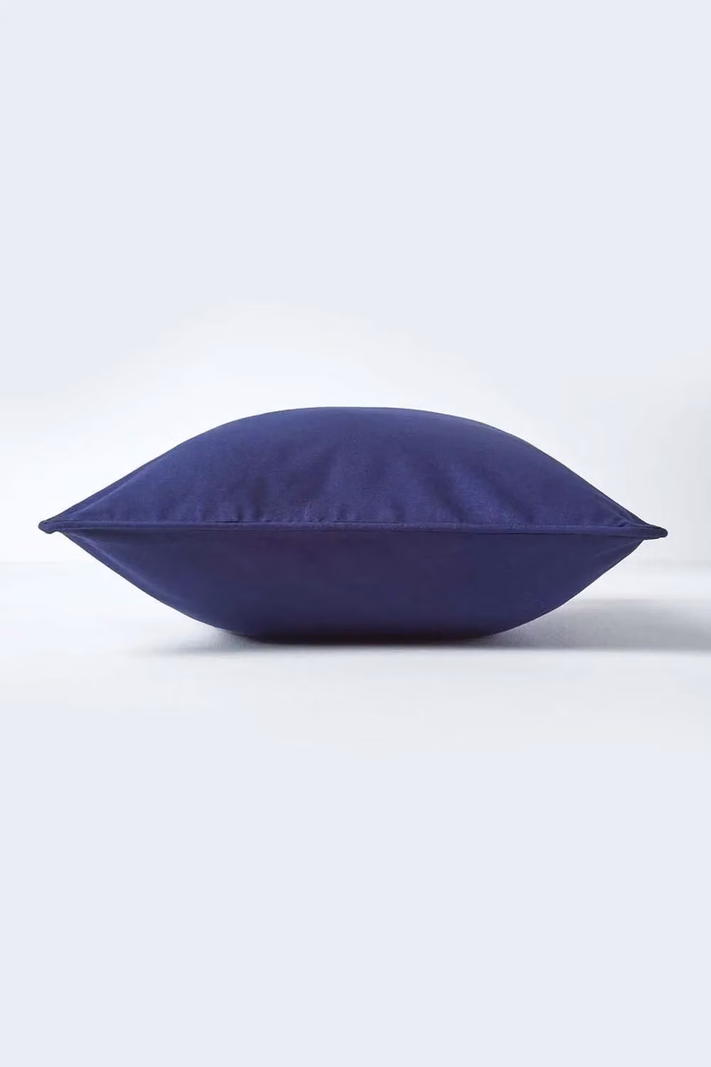 Homescapes Plain Navy Blue Cotton Square Cushion Cover, W/D/H: 45 x 45 x 45 cm – 2