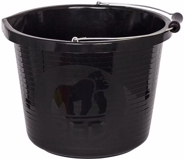 Red Gorilla Premium Bucket in Black, Yellow, Red or Blue