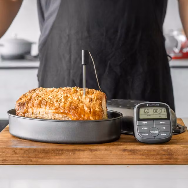 MasterClass Cooks Timer Thermometer in Grey