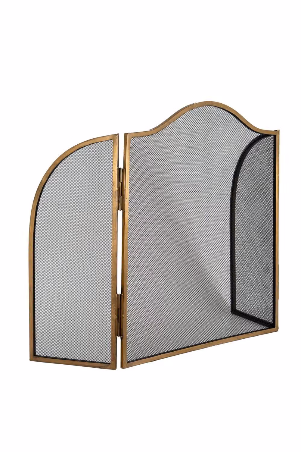 KDMD Classic Metal Fire Screen in Gold – 2