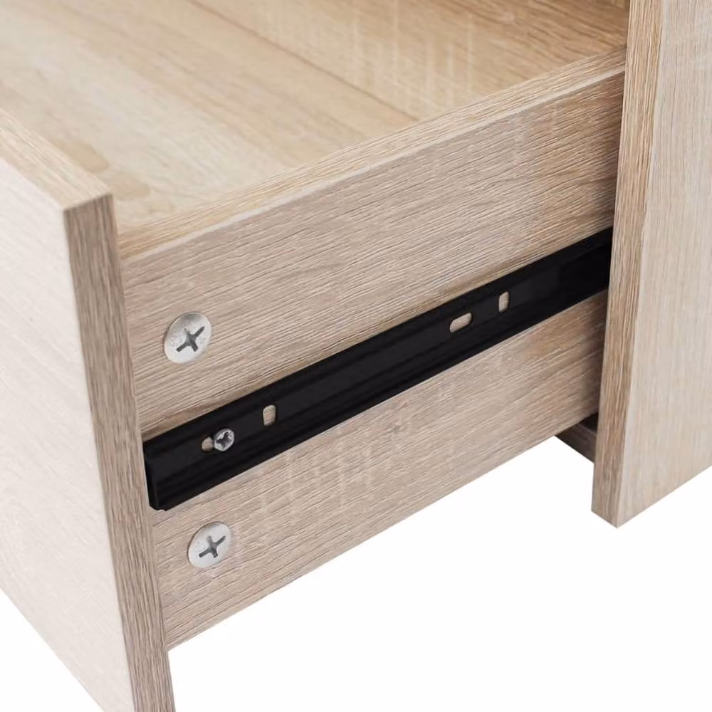 Berkfield Home Sideboard with 4 Drawers, Oak Colour in Light Tan, W: 60 cm, D: 30.5 cm, H: 71 cm – 2