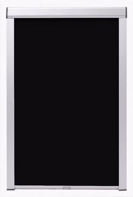 Berkfield Home Blackout Roller Blinds in Black M08/308 – 1