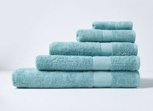 Homescapes Turkish Cotton Bath Sheet Towel, 500 GSM, Green