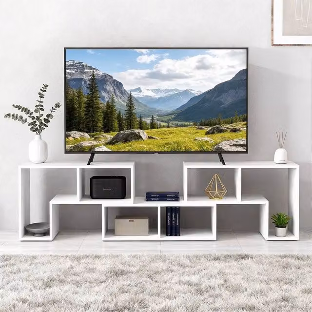 SPETLEK Free Combination TV Stand in White – 1