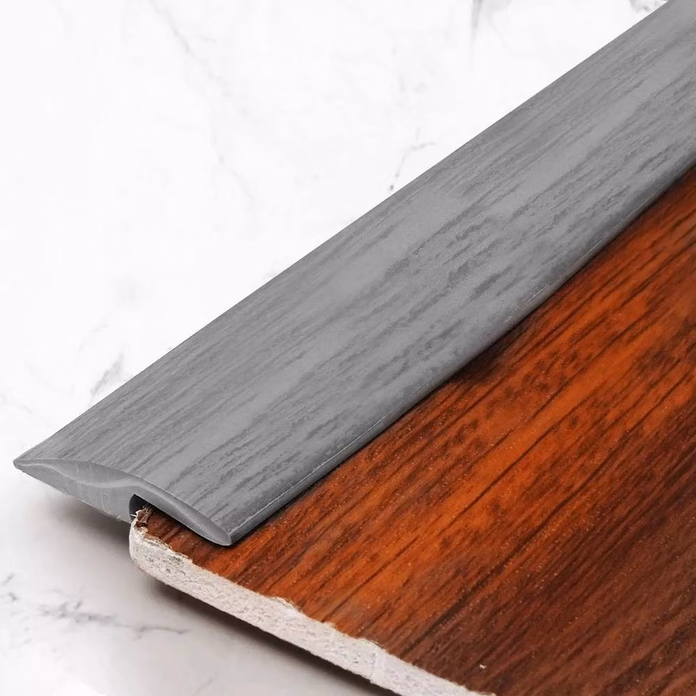 NESTLUNE Grey Self-Adhesive PVC Laminate Carpet Floor Edging Transition Bar, W: 52 cm, L: 1000 cm – 3