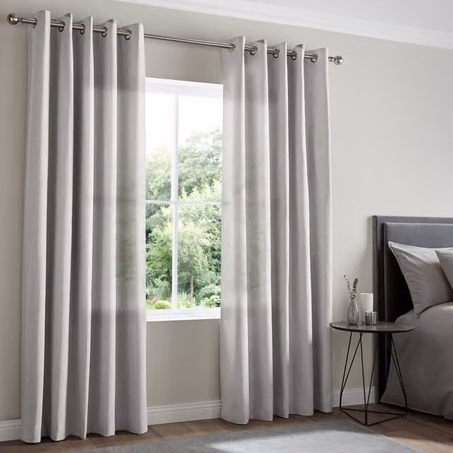 Terrys Felicity Made to Measure Sheer Voile Curtain Panel in Grey