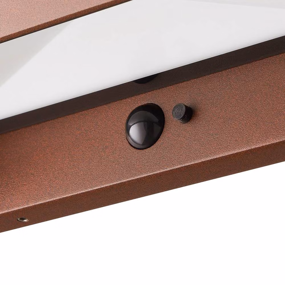 Nordlux Marcellio Solar LED Outdoor Wall Light in Brown Metal with Motion Sensor, IP54 Rated – 3