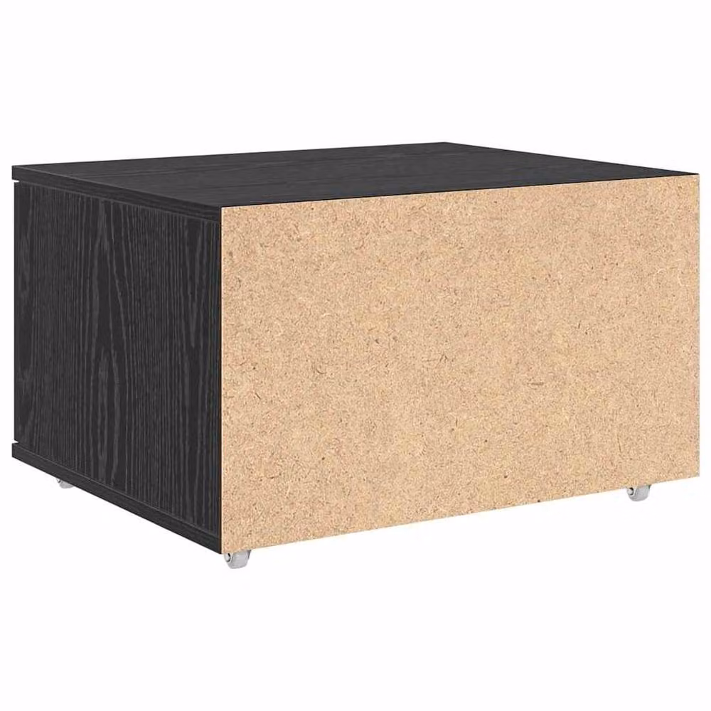 Berkfield Home Compact Drawer Cabinet in Black Oak Engineered Wood – 5