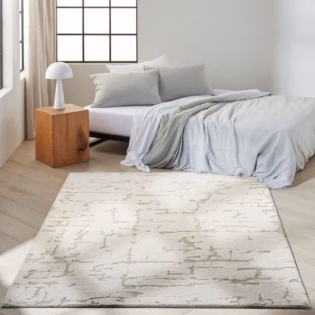 The Rug Shop UK Handmade Luxurious Wool Stain-Resistant Rug in Beige, W: 160 cm, D: 220 cm – 1