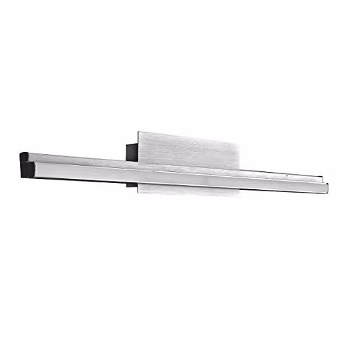 Italux Bruno Modern LED Wall Lamp in Silver with Warm White 3000K Light and 1450lm Output